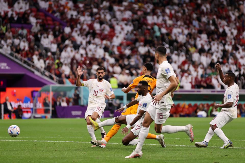 Cody Gakpo fires Netherlands in front (Getty Images)