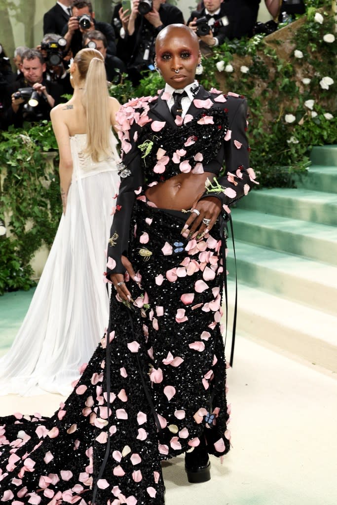 Cynthia Erivo attends The 2024 Met Gala Celebrating "Sleeping Beauties: Reawakening Fashion" at The Metropolitan Museum of Art on May 06, 2024 in New York City.