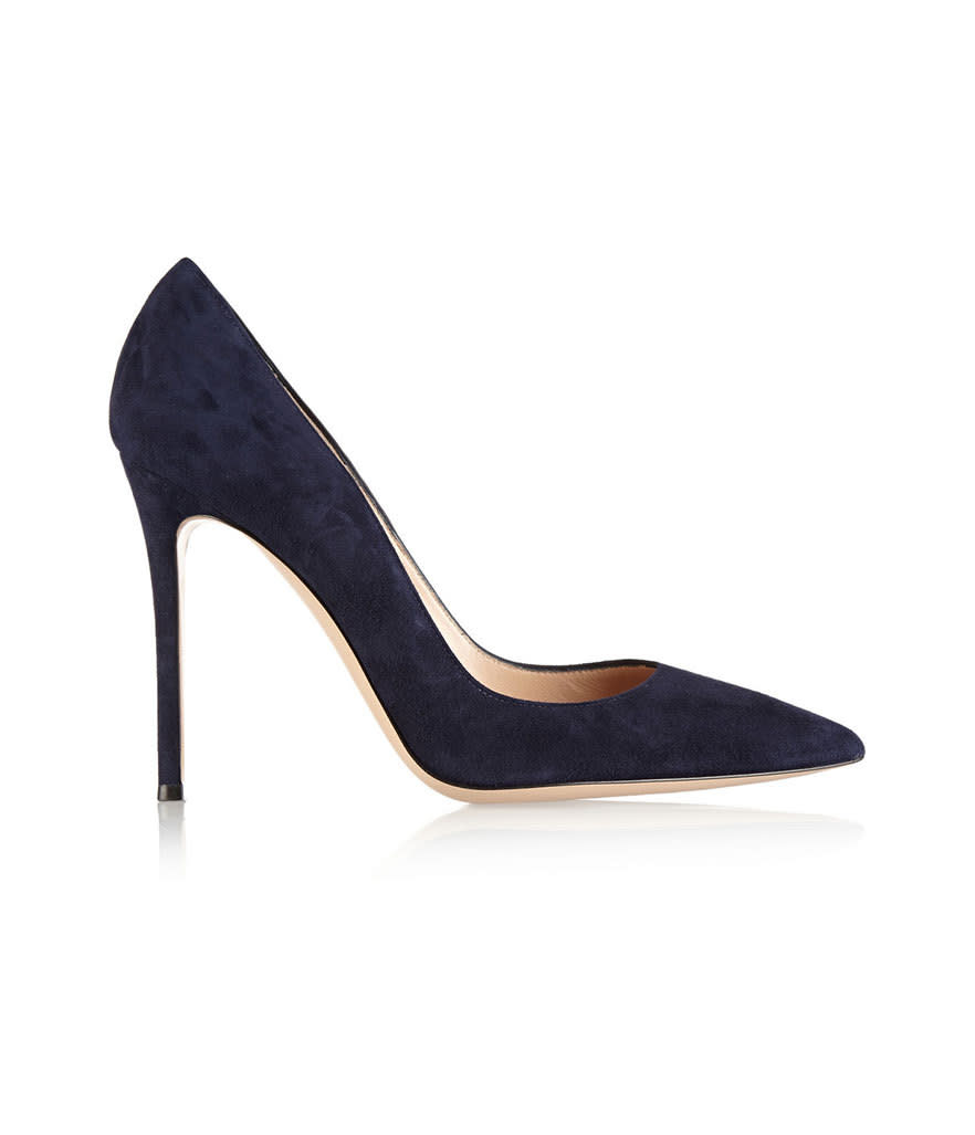 Gianvito Rossi 100 Suede Pumps