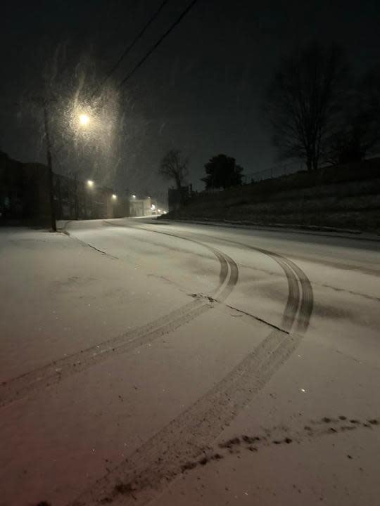 Snowfall in Paris (Courtesy: Paris Police Department)