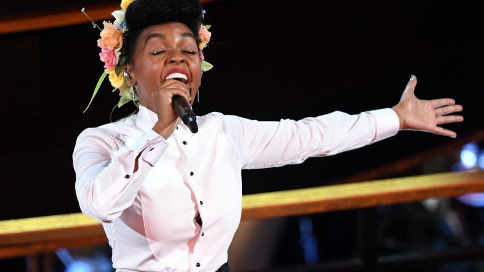 <div>Janelle Monáe performs onstage during the 92nd Annual Academy Awards at Dolby Theatre on February 09, 2020 in Hollywood, California. The singer will perform in a livestreamed concert on April 29.(Photo by Kevin Winter/Getty Images)</div>