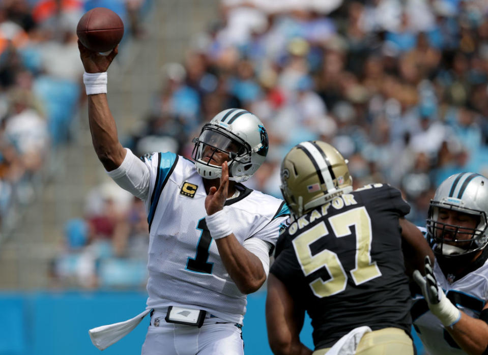 The Panthers and Saints meet once again. (Getty)