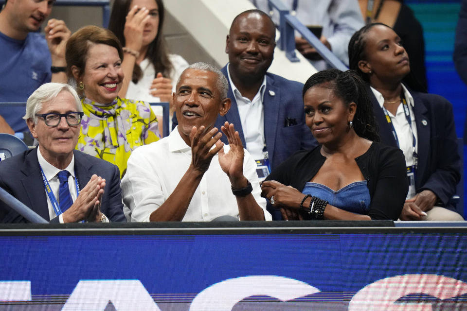 Barack Obama et son épouse