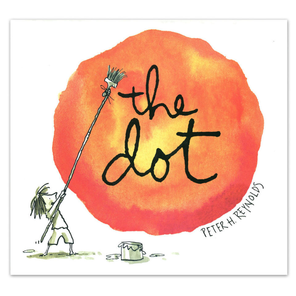 "The Dot" highlights an encouraging teacher who helps kids overcome their insecurities. <i>(Available <strong><a href="https://amzn.to/3xHOzlw" target="_blank" rel="noopener noreferrer">here</a></strong>)</i>