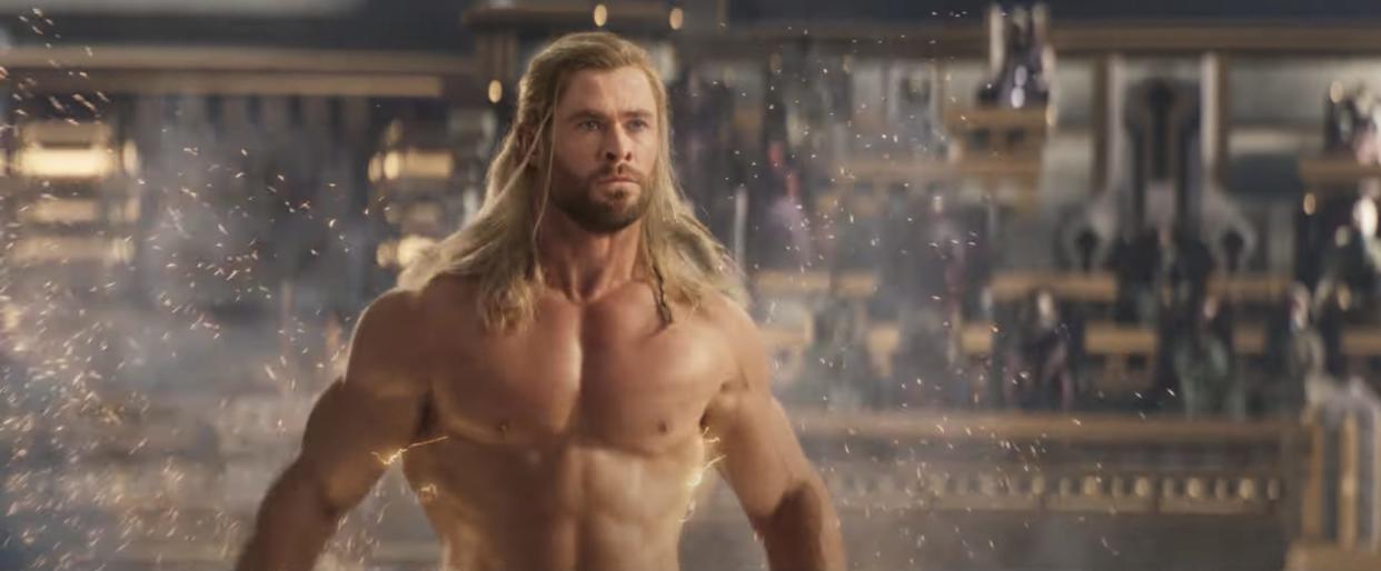 Chris Hemsworth as Thor in "Thor: Love and Thunder."