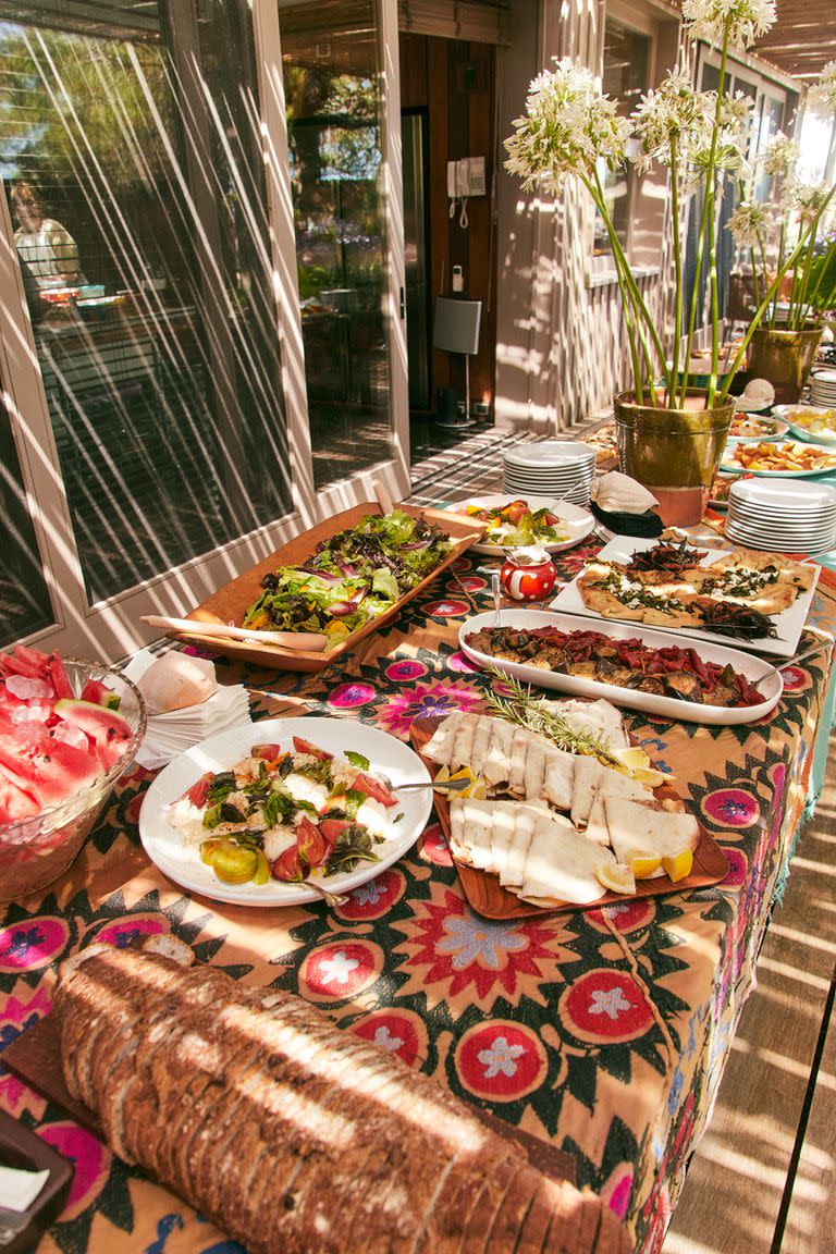 El menu del almuerzo