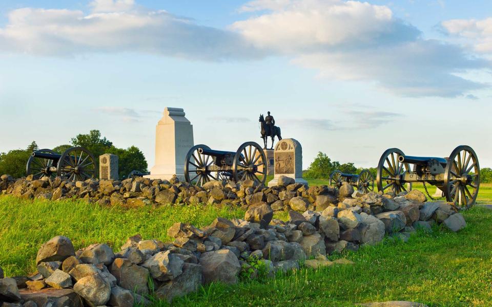 Gettysburg National Military Park in Pennsylvania