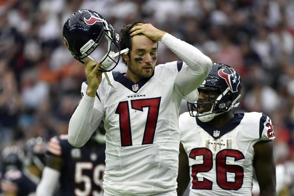 The Houston Texans signed Brock Osweiler to a 4-year, $72 million contract only to trade him after one season. (AP)