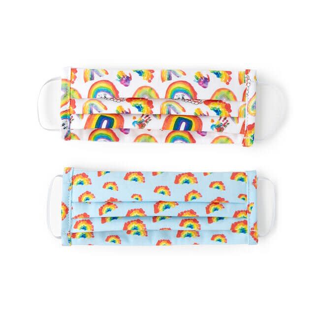 Uncommon Goods Children’s Rainbow Face Coverings