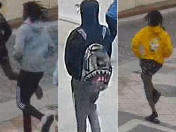 PHOTO: Hollywood police said they're looking to identify these three people they believe were involved in the shooting. (Hollywood Police Department)