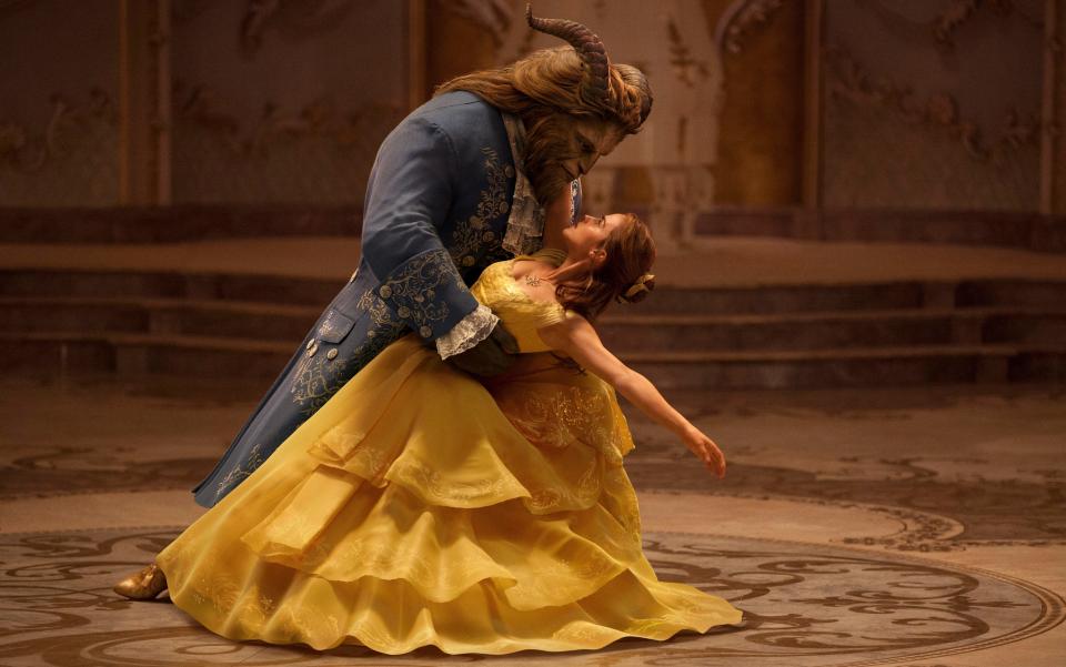 Dan Stevens and Emma Watson in Beauty and the Beast - Â© 2016 Disney Enterprises, Inc. All Rights Reserved.