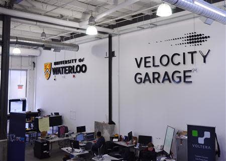 The University of Waterloo's start-up incubator Velocity, which is located in Kitchener's historic Tannery District, is pictured in Kitchener, Ontario, March 18, 2014. REUTERS/Euan Rocha