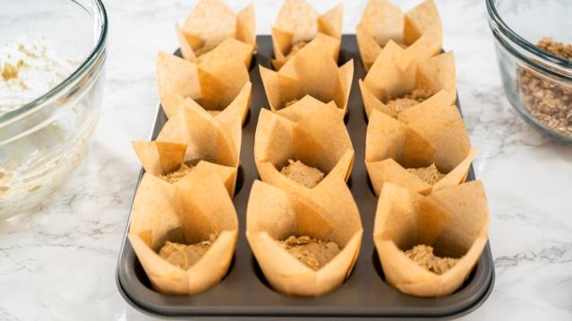 Parchment Paper Liners Allow Muffins To Rise To The Occasion