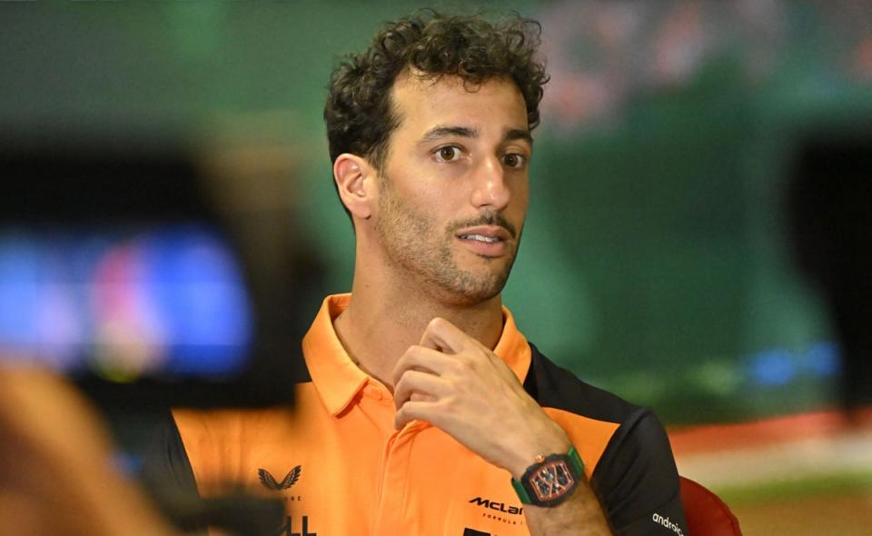 Daniel Ricciardo’s future hangs in the balance with Piastri heavily linked with his seat (AFP/Getty)