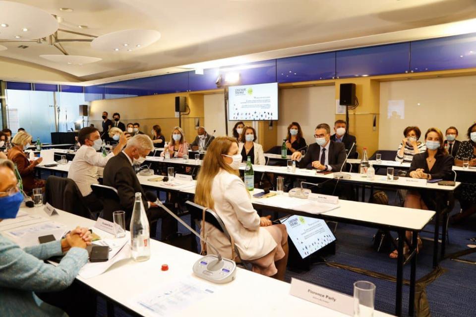 Une réunion du bureau exécutif de LaREM, le 20 juillet 2020 - AFP / François Guillot