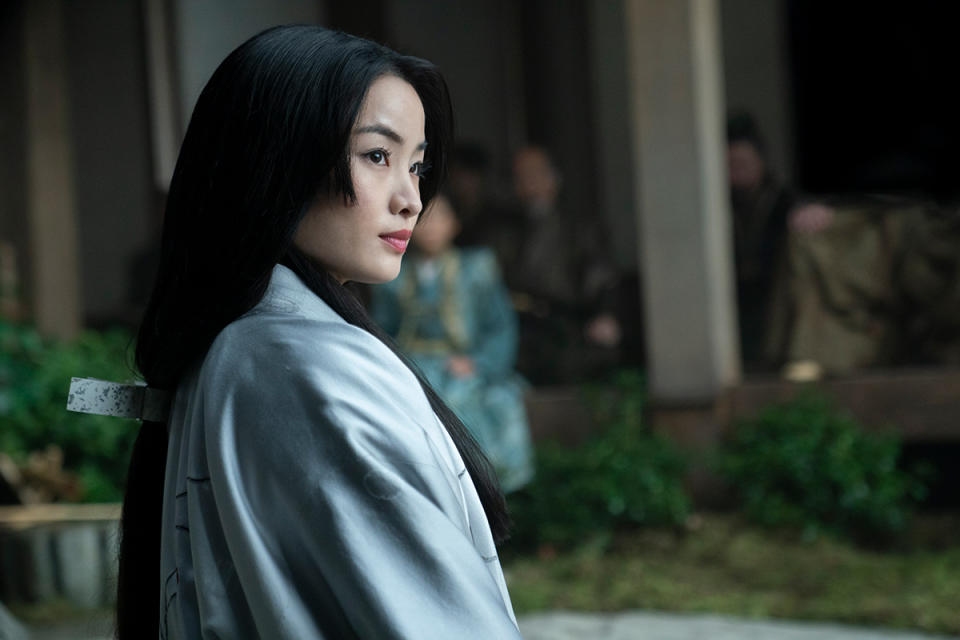 “SHOGUN” --  "Servants of Two Masters" -- Episode 2 (Airs February 27)  Pictured:   Anna Sawai as Toda Mariko.  CR: Katie Yu/FX