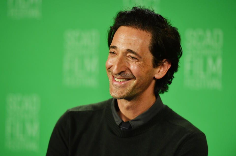 SAVANNAH, GEORGIA - OCTOBER 24:  Adrien Brody attends 24th SCAD Savannah Film Festival at Red Gallery on October 24, 2021 in Savannah, Georgia. (Photo by Paras Griffin/Getty Images)