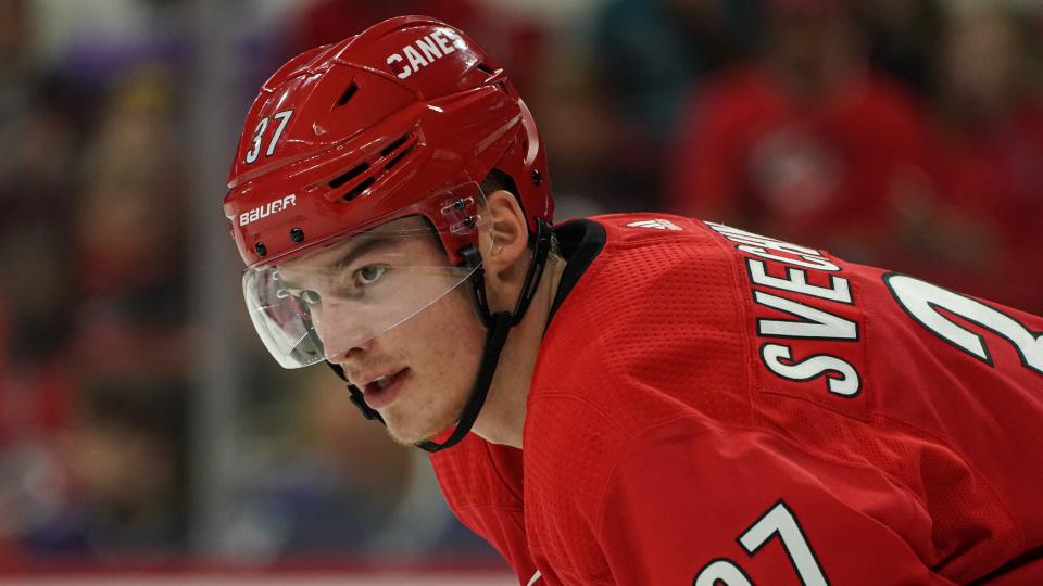 The 19-year-old opened the scoring for the Hurricanes with a disgusting goal.