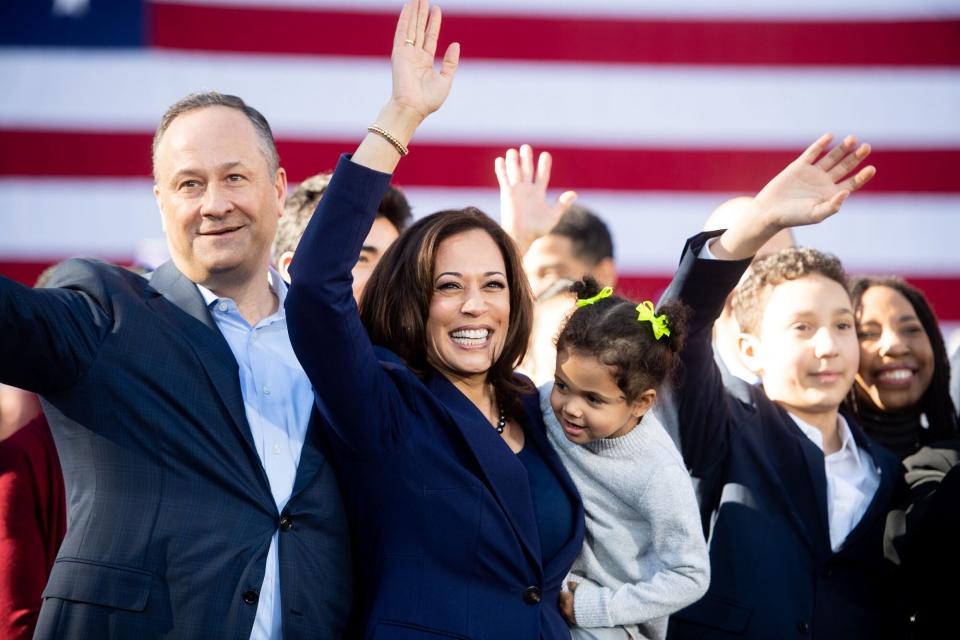 Kamala Harris and Douglas Emhoff