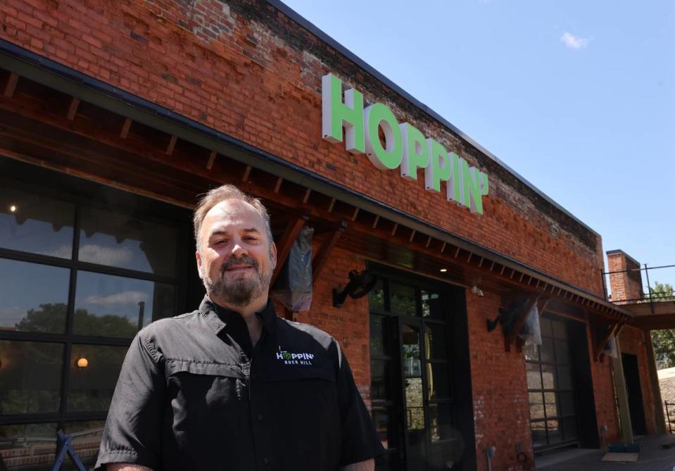 Joe Gulledge, a former high school band director, will open Hoppin’ Rock Hill — a self-pour tap house — in an historic cotton warehouse near downtown Rock Hill. Tracy Kimball/tkimball@heraldonline.com