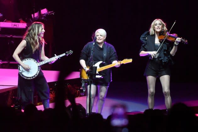 The Chicks perform on stage in Nashville in September 2023. - Credit: Jason Davis/Getty Images