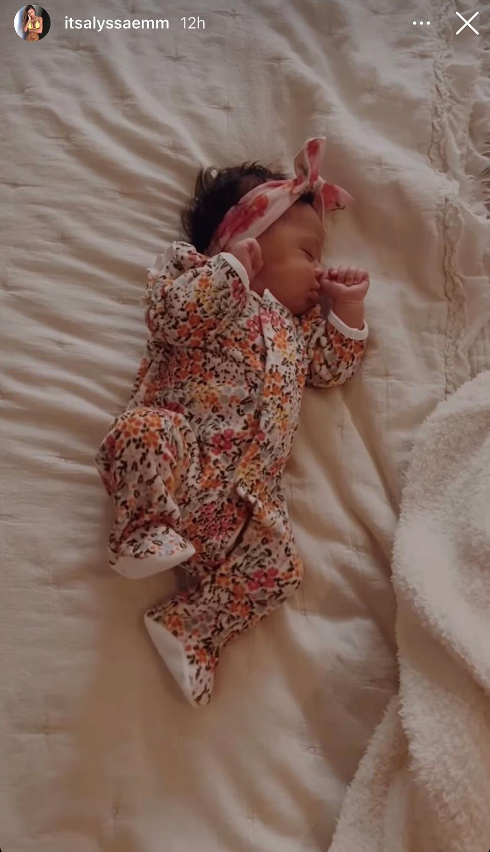 Alyssa Scott Posts Cute Update Pics of Baby Halo: 'She Has Changed Much Already!'