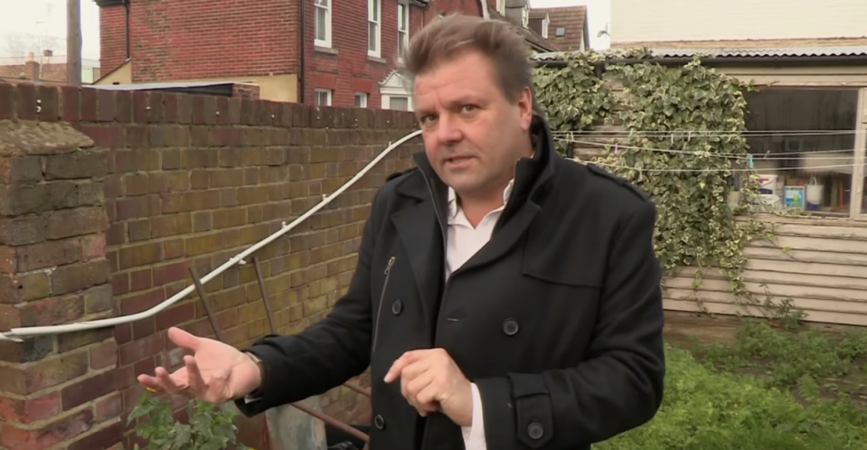 Martin Roberts had to rush to the hospital after a reaction to a poisonous plant (BBC)