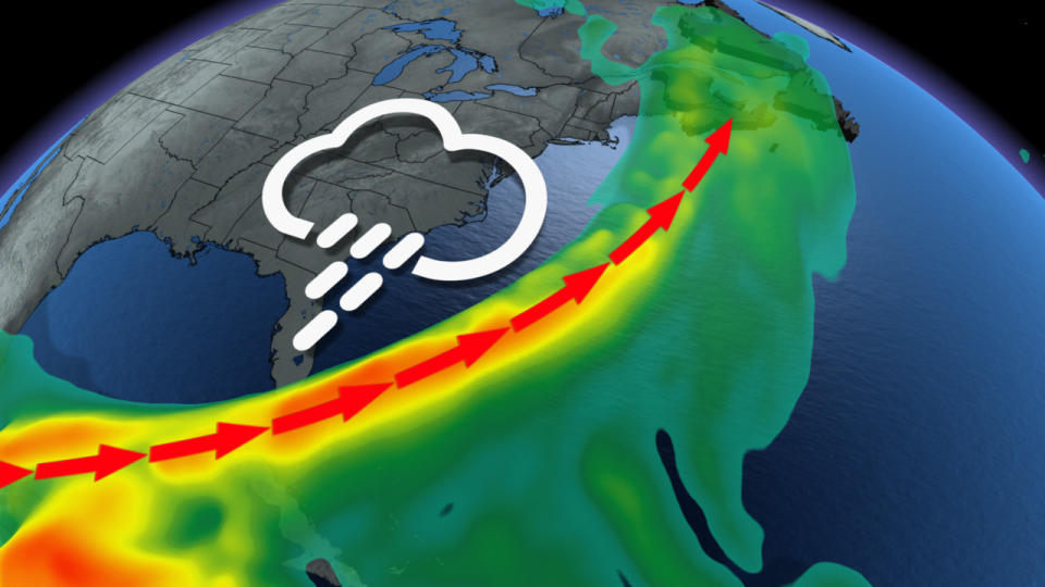 Soaking rains set to hit the East Coast as Texas low drags in Gulf moisture