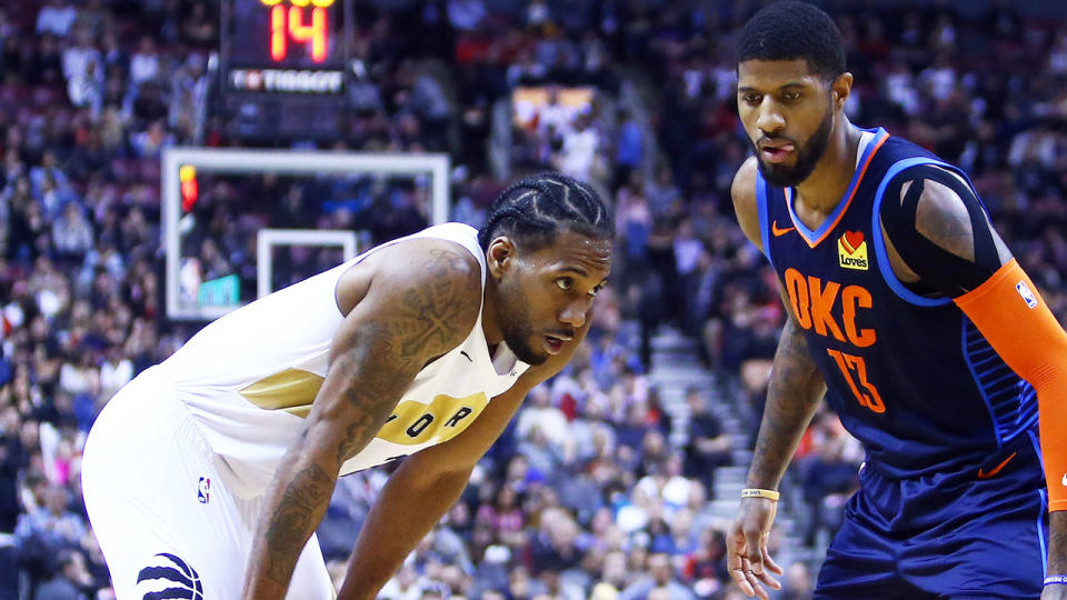 Kawhi Leonard and Paul George will team up for the Los Angeles Clippers next season.