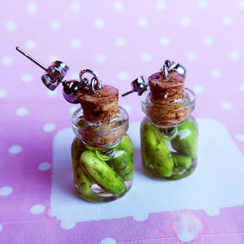 TheJewelSaga Jarred Pickle Earrings