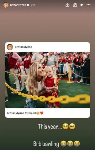 <p>Brittany Mahomes/Instagram</p> Brittany Mahomes Instagram Story