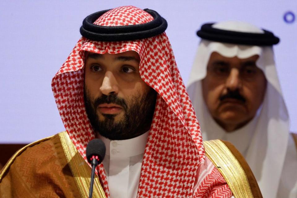 Saudi Arabia’s Crown Prince and Prime Minister Mohammed bin Salman at the G20 Leaders’ Summit (POOL/AFP via Getty Images)