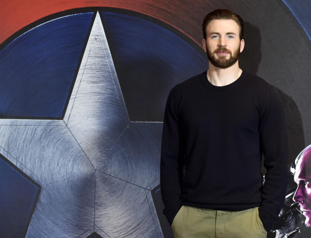 Captain America actor Chris Evans (credit: DDP)