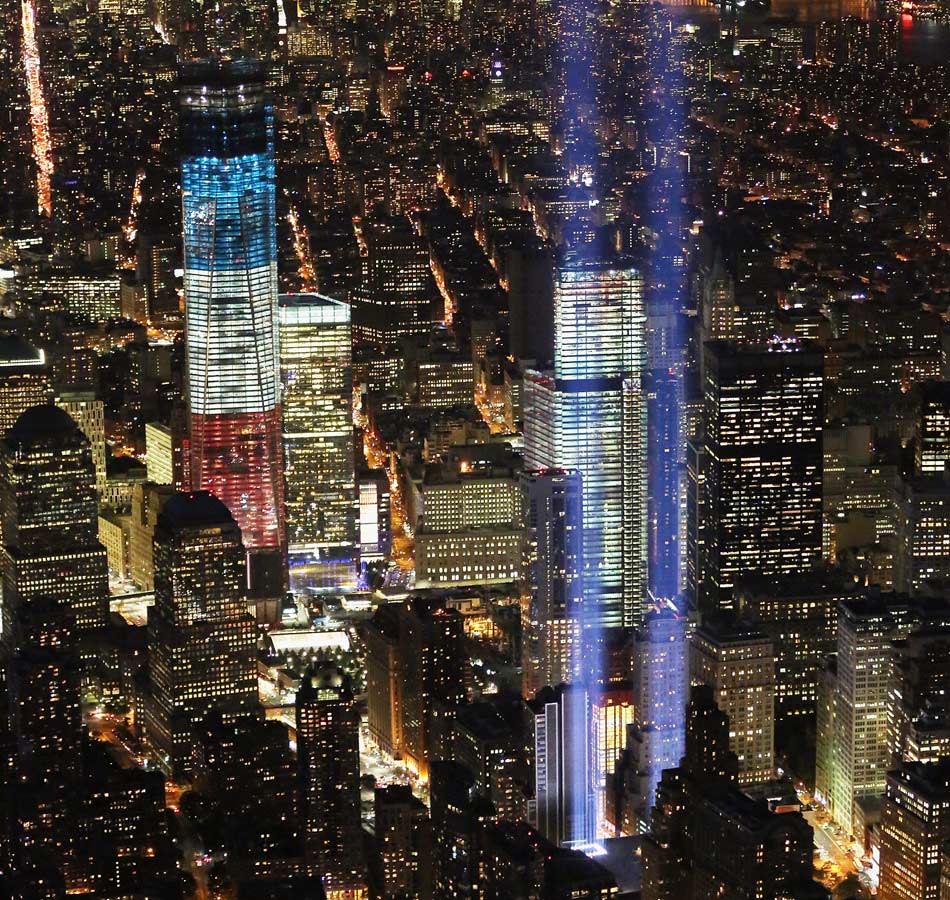 9/11: A tribute in light