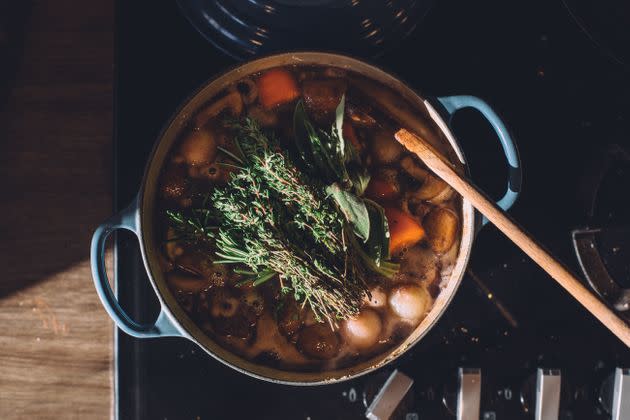 Fine, fresh herbs should be added at the end of the cooking process, not the beginning. (Photo: Alex Walker via Getty Images)