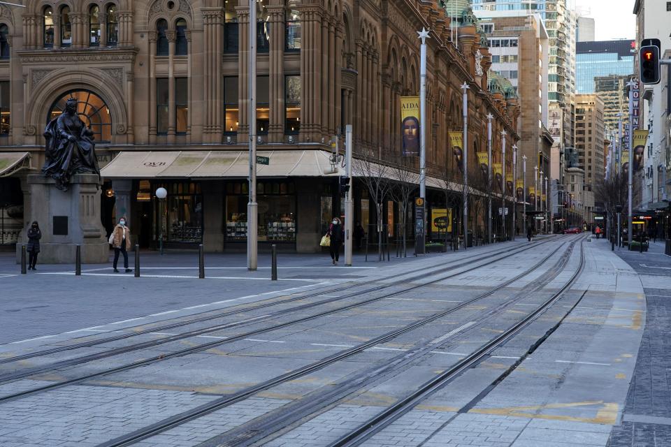 An empty Sydney (REUTERS)