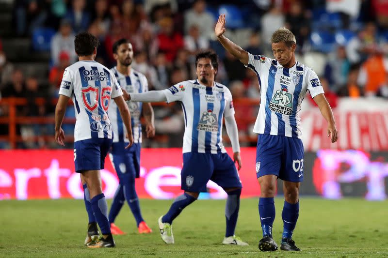 Foto de archivo de jugadores del Pachuca