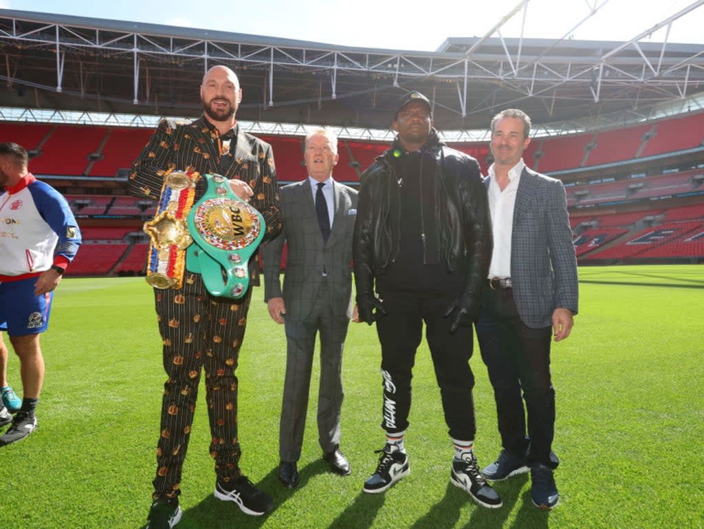 Fury and Whyte will clash in front of 94,000 people on Saturday night (Getty Images)