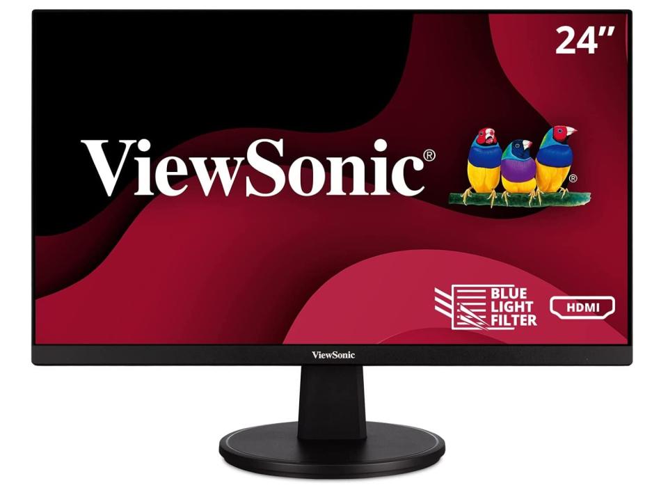 A 24-inch full HD 1080p monitor from ViewSonic