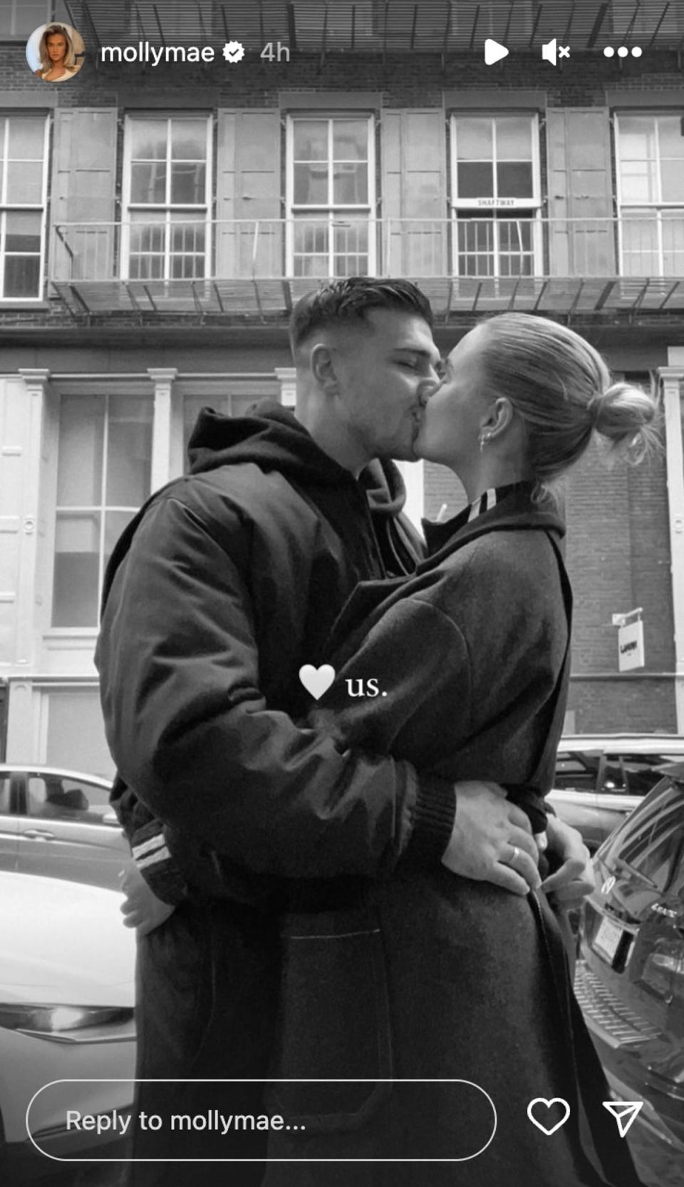 Molly-Mae Hague posted a romantic tribute to boyfriend Tommy Fury for Valentine’s Day (Molly-Mae Hague/Instagram)