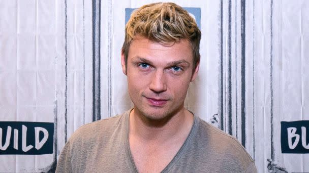 PHOTO: Nick Carter discusses the new show 'Boy Band' at Build Studio, June 26, 2017, in New York City. (Santiago Felipe/Getty Images)