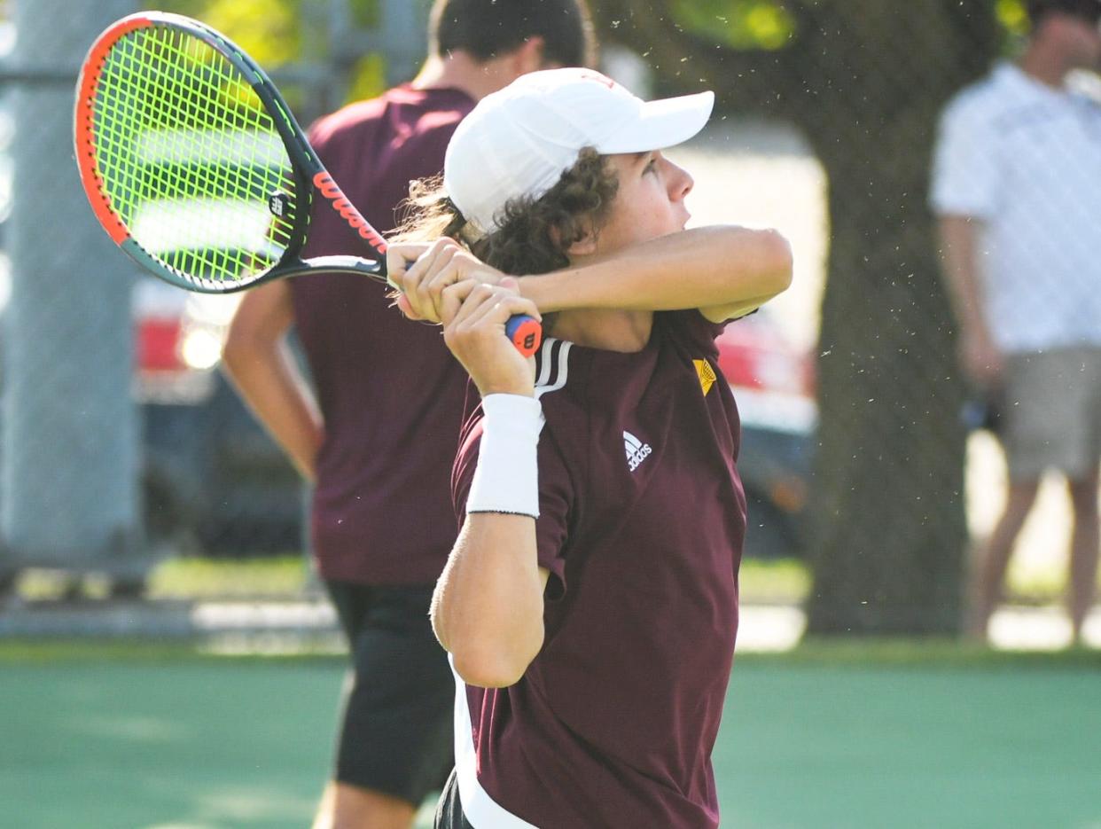 Bloomington North's Nick Shirley returns to the No. 1 singles spot for the fourth year in a row.
