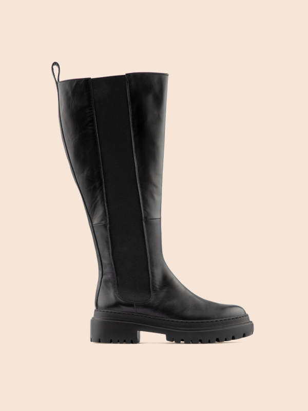 <p>Maguire Monza Wide Calf Boot, $375, <a href="https://maguireshoes.com/collections/all/products/monza-wide-black-boot" rel="nofollow noopener" target="_blank" data-ylk="slk:available here;elm:context_link;itc:0;sec:content-canvas" class="link ">available here</a></p>