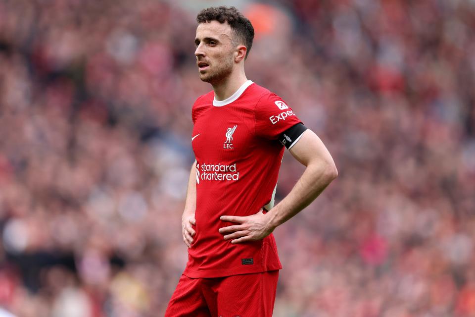 Diogo Jota has been ruled out for a further two weeks with injury (Getty Images)