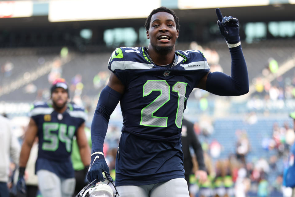 Devon Witherspoon #21 of the Seattle Seahawks. (Photo by Steph Chambers/Getty Images)