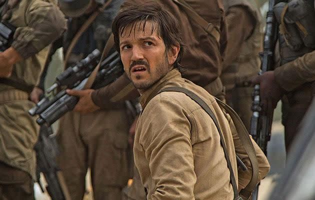 And Cassian from Star Wars, is also raising eyebrows. Photo: Lucas Films