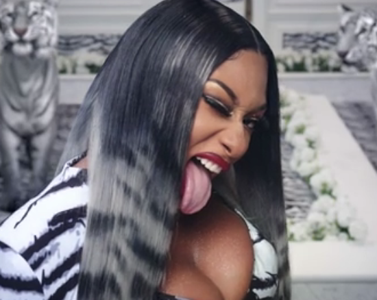 Megan Thee Stallion in her "WAP" music video