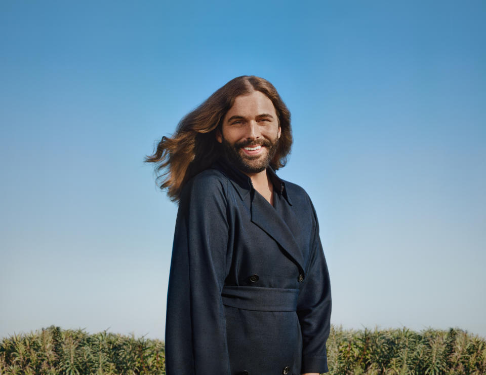 Jonathan Van Ness in the debut campaign for hair line, JVN, which is owned by Amyris. - Credit: Photo courtesy of JVN