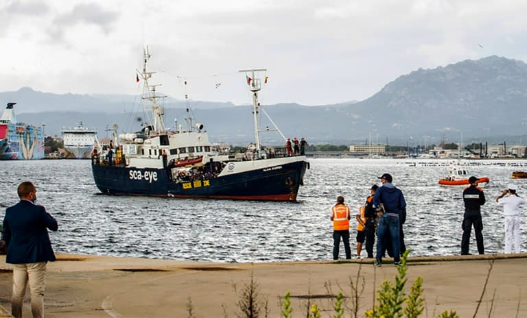 Schon mehrfach wurde die "Alan Kurdi" von der italienischen Küstenwache festgesetzt.