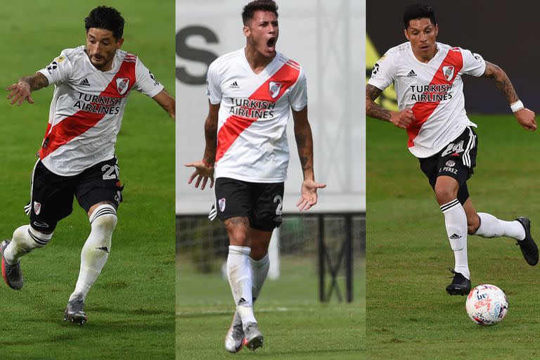 Milton Casco, Tomás Lecanda y Enzo Pérez: los tres candidatos a ocupar el puesto de arquero en River